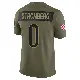 ＃0 Men's Ricky Stromberg Olive Limited Chicago Bears 2025 Salute to Service Jersey