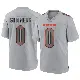 ＃0 Men's Ty Summers Gray Game Chicago Bears Atmosphere Fashion Jersey