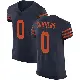 ＃0 Men's Ty Summers Navy Blue Elite Chicago Bears Alternate Vapor Untouchable Jersey