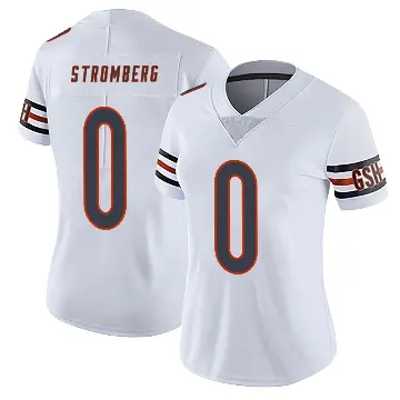 ＃0 Women's Ricky Stromberg White Limited Chicago Bears Vapor Untouchable Jersey