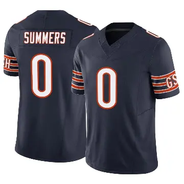 ＃0 Youth Ty Summers Navy Limited Chicago Bears Vapor F.U.S.E. Jersey