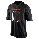 ＃00 Youth Custom Black Game Chicago Bears Carbon Fashion Jersey