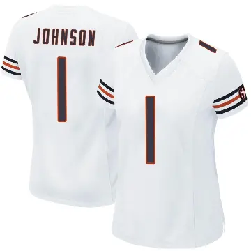 ＃1 Women's Jaylon Johnson White Game Chicago Bears Jersey