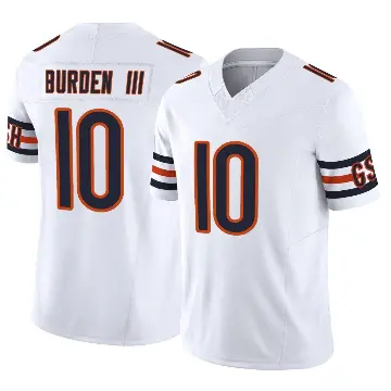 ＃10 Youth Luther Burden III White Limited Chicago Bears Vapor F.U.S.E. Jersey