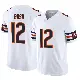 ＃12 Men's Devin Bush White Limited Chicago Bears Vapor F.U.S.E. Jersey