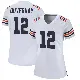 ＃12 Women's Devin Duvernay White Game Chicago Bears Alternate Classic Jersey