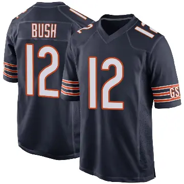 ＃12 Youth Devin Bush Navy Game Chicago Bears Team Color Jersey