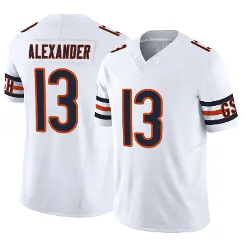 ＃13 Men's Maurice Alexander White Limited Chicago Bears Vapor F.U.S.E. Jersey