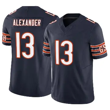 ＃13 Youth Maurice Alexander Navy Limited Chicago Bears Vapor F.U.S.E. Jersey