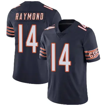 ＃14 Men's Kalif Raymond Navy Limited Chicago Bears Team Color Vapor Untouchable Jersey