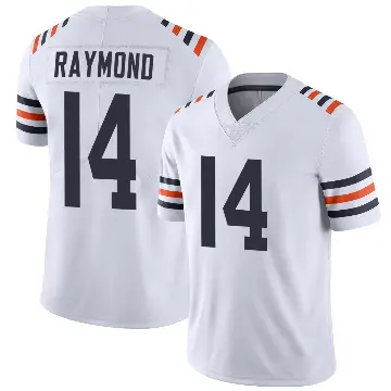 ＃14 Men's Kalif Raymond White Limited Chicago Bears Alternate Classic Vapor Jersey