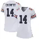 ＃14 Women's Gerald Everett White Game Chicago Bears Alternate Classic Jersey