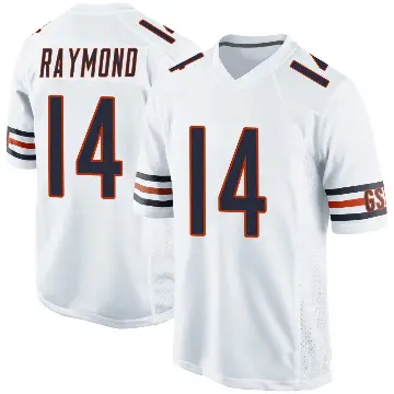 ＃14 Youth Kalif Raymond White Game Chicago Bears Jersey