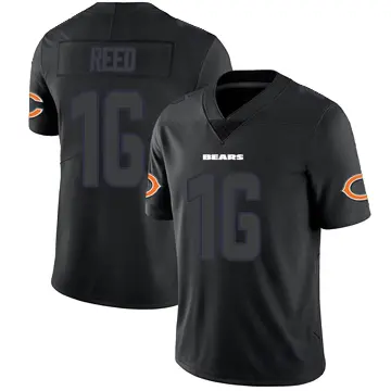 ＃16 Men's Austin Reed Black Impact Limited Chicago Bears Jersey