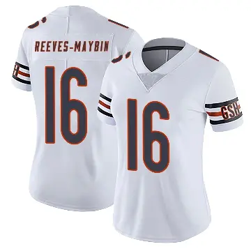 ＃16 Women's Jalen Reeves-Maybin White Limited Chicago Bears Vapor Untouchable Jersey