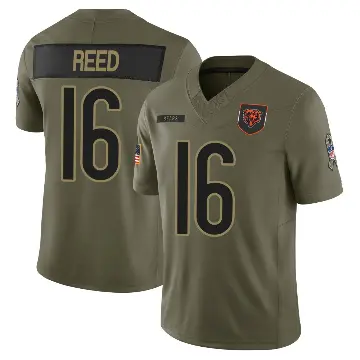 ＃16 Youth Austin Reed Olive Limited Chicago Bears 2025 Salute to Service Jersey