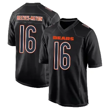 ＃16 Youth Jalen Reeves-Maybin Black Game Chicago Bears Carbon Fashion Jersey