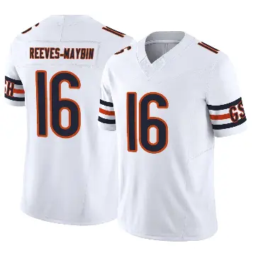 ＃16 Youth Jalen Reeves-Maybin White Limited Chicago Bears Vapor F.U.S.E. Jersey