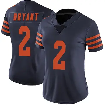＃2 Women's Coby Bryant Navy Blue Limited Chicago Bears Alternate Vapor Untouchable Jersey