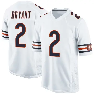 ＃2 Youth Coby Bryant White Game Chicago Bears Jersey