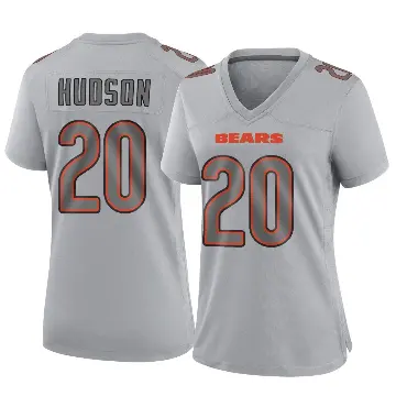 ＃20 Women's Kyron Hudson Gray Game Chicago Bears Atmosphere Fashion Jersey