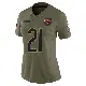 ＃21 Women's Cam Lewis Olive Limited Chicago Bears 2025 Salute to Service Jersey