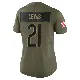 ＃21 Women's Cam Lewis Olive Limited Chicago Bears 2025 Salute to Service Jersey