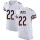 ＃22 Men's Elijah Hicks White Elite Chicago Bears Vapor Untouchable Jersey