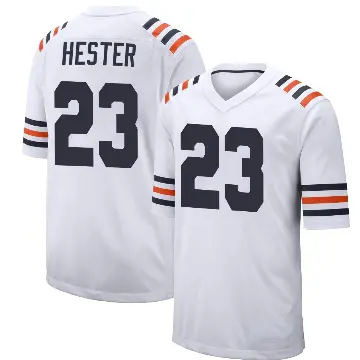 ＃23 Men's Devin Hester White Game Chicago Bears Alternate Classic Jersey