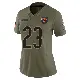 ＃23 Women's Devin Hester Olive Limited Chicago Bears 2025 Salute to Service Jersey