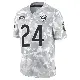 ＃24 Men's Malik Muhammad Arctic Camo Limited Chicago Bears 2024 Salute to Service Jersey