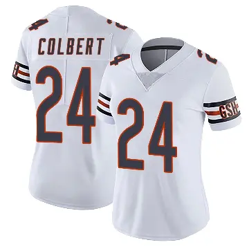 ＃24 Women's Adrian Colbert White Limited Chicago Bears Vapor Untouchable Jersey