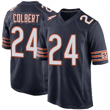 ＃24 Youth Adrian Colbert Navy Game Chicago Bears Team Color Jersey