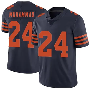 ＃24 Youth Malik Muhammad Navy Blue Limited Chicago Bears Alternate Vapor Untouchable Jersey
