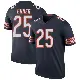 ＃25 Men's Trestan Ebner Navy Legend Chicago Bears Color Rush Jersey