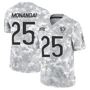 ＃25 Youth Kyle Monangai Arctic Camo Limited Chicago Bears 2024 Salute to Service Jersey