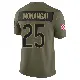 ＃25 Youth Kyle Monangai Olive Limited Chicago Bears 2025 Salute to Service Jersey