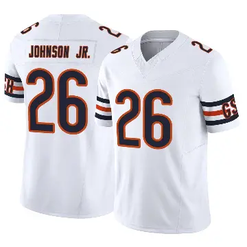 ＃26 Men's Anthony Johnson Jr. White Limited Chicago Bears Vapor F.U.S.E. Jersey