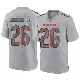 ＃26 Youth Anthony Johnson Jr. Gray Game Chicago Bears Atmosphere Fashion Jersey