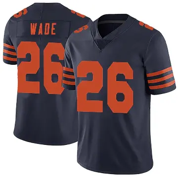 ＃26 Youth Shaun Wade Navy Blue Limited Chicago Bears Alternate Vapor Untouchable Jersey