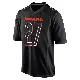 ＃27 Men's Dontae Manning Black Game Chicago Bears Carbon Fashion Jersey