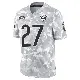 ＃27 Men's Jonathan Kim Arctic Camo Limited Chicago Bears 2024 Salute to Service Jersey