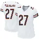 ＃27 Women's Gabriel Plascencia White Game Chicago Bears Jersey