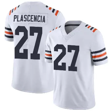 ＃27 Youth Gabriel Plascencia White Limited Chicago Bears Alternate Classic Vapor Jersey