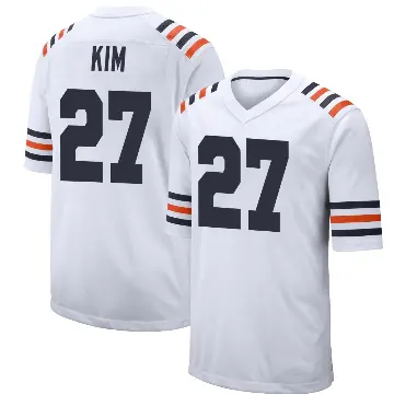 ＃27 Youth Jonathan Kim White Game Chicago Bears Alternate Classic Jersey