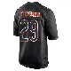 ＃29 Men's Tyrique Stevenson Black Game Chicago Bears Carbon Fashion Jersey