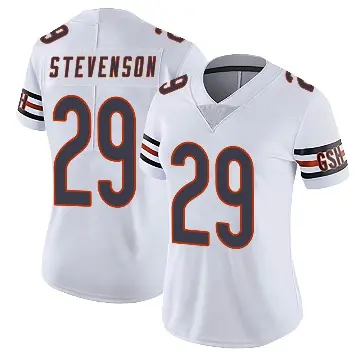 ＃29 Women's Tyrique Stevenson White Limited Chicago Bears Vapor Untouchable Jersey