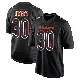 ＃30 Men's Gervarrius Owens Black Game Chicago Bears Carbon Fashion Jersey