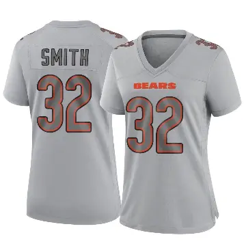 ＃32 Women's Terell Smith Gray Game Chicago Bears Atmosphere Fashion Jersey