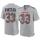 ＃33 Men's Ian Wheeler Gray Game Chicago Bears Atmosphere Fashion Jersey